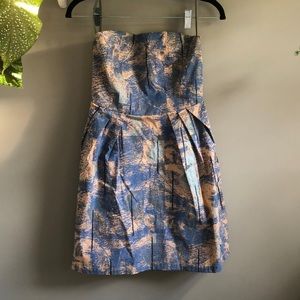 Lorick strapless mini dress with pockets